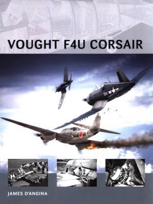 Vought F4U Corsair. Autor: D'Angina James. SmakLiter.pl Okładka książki Vought F4U Corsair