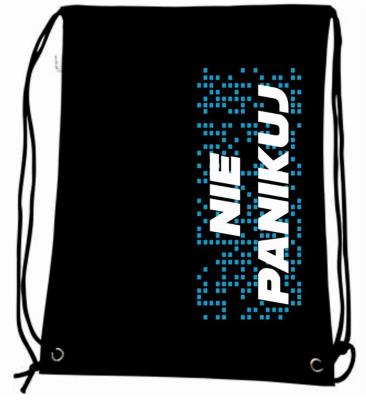 Worek szkolny plecak WR1042 Nie panikuj MESIO. Wydawca: MESIO.PL. SmakLiter.pl Opakowanie Worek szkolny plecak WR1042 Nie panikuj MESIO