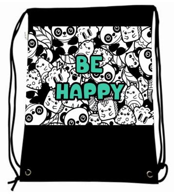 Opakowanie Worek szkolny plecak WR1043 Be happy MESIO