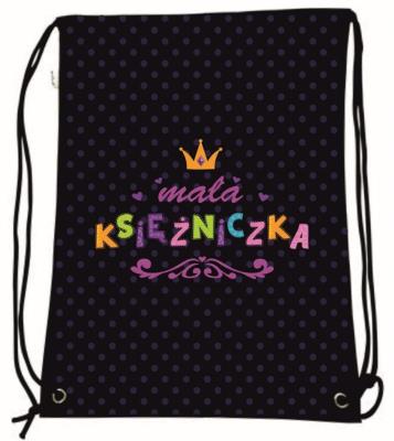 Worek szkolny plecak WR1044 Mała księżniczka MESIO. Wydawca: MESIO.PL. SmakLiter.pl Opakowanie Worek szkolny plecak WR1044 Mała księżniczka MESIO