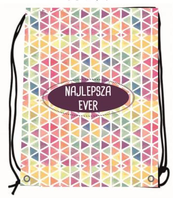 Worek szkolny plecak WR1051 Najlepsza ever MESIO. Wydawca: MESIO.PL. SmakLiter.pl Opakowanie Worek szkolny plecak WR1051 Najlepsza ever MESIO