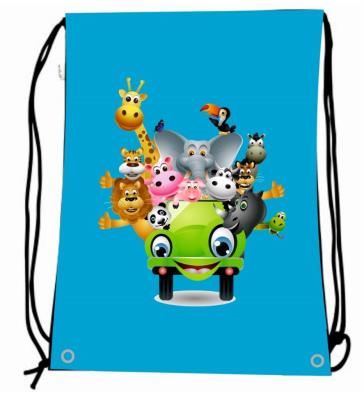 Opakowanie Worek szkolny plecak WR1054 Zwierzaki MESIO