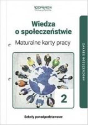 WOS LO 2 Maturalne karty pracy ZR OPERON. Autor: Derdziak Artur. SmakLiter.pl Okładka książki WOS LO 2 Maturalne karty pracy ZR OPERON
