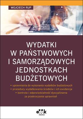 Wydatki w państwowych i sam jedn budż/JBK1390. Autor: Rup Wojciech. SmakLiter.pl Okładka książki Wydatki w państwowych i sam jedn budż/JBK1390