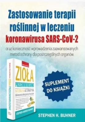 Zastosowanie terapii roślinnej w leczeniu SARS. Autor: Stephen Harrod Buhner. SmakLiter.pl Okładka książki Zastosowanie terapii roślinnej w leczeniu SARS