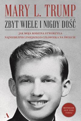 Zbyt wiele i nigdy dość. Jak moja rodzina stworzył. Autor: Mary L. Trump, Janusz Ochab. SmakLiter.pl Okładka książki Zbyt wiele i nigdy dość. Jak moja rodzina stworzył