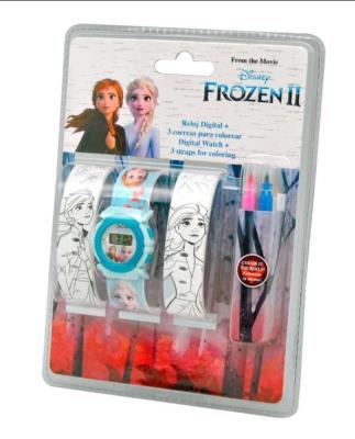 Zegarek elektroniczny + 2 paski Kraina Lodu 2. Wydawca: Cass Film. SmakLiter.pl Opakowanie Zegarek elektroniczny + 2 paski Kraina Lodu 2