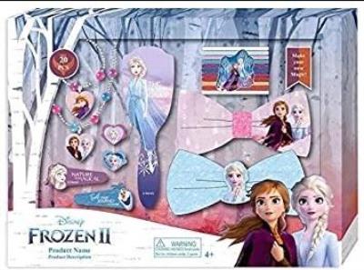 Opakowanie Zestaw biżuterii i akcesoriów do włosów Frozen 2