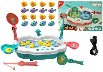 Opakowanie Zestaw do łowienia rybek na Baterie Pudrowy Róż