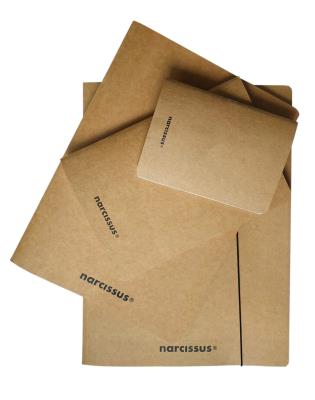 Opakowanie Zestaw Narcissus Eco Kraft 3 zeszyty+teczka