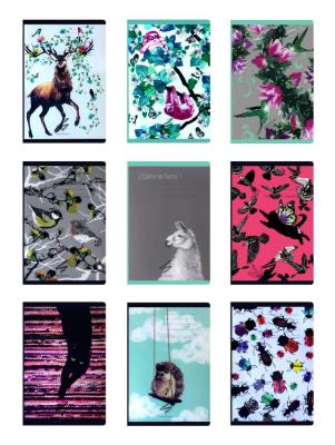 Opakowanie Zeszyt PP Fun II A4 60k kratka 80gsm pakiet 4 sztuki