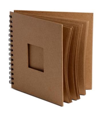 Opakowanie Album na spirali z okienkiem 30K brązowe Eco