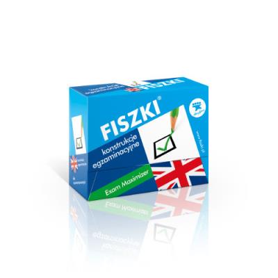 Angielski. Fiszki - Konstrukcje egzaminacyjne. Autor: Opracowanie zbiorowe. SmakLiter.pl Okładka książki Angielski. Fiszki - Konstrukcje egzaminacyjne