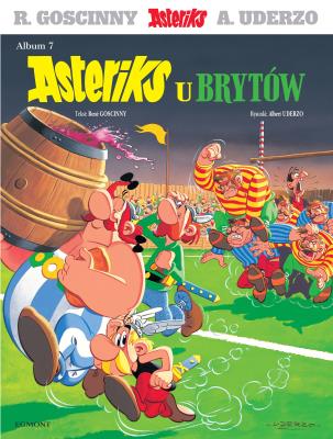 Asteriks u Brytów T.7. Autor: Albert Uderzo, Jarosław Kilian. SmakLiter.pl Okładka książki Asteriks u Brytów T.7