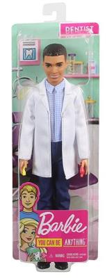 Opakowanie Barbie. Lalka Ken kariera dentysta GJL66