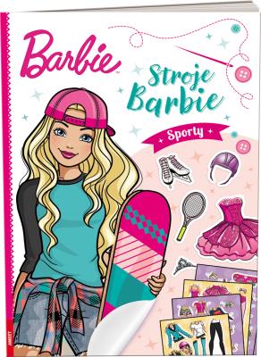 Okładka książki Barbie stroje Barbie sporty ROB1103