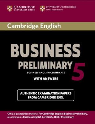 Opakowanie Cambridge English Business 5 Preliminary Student's Book with Answers