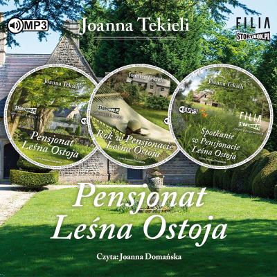 CD MP3 Pakiet Pensjonat Leśna Ostoja. Autor: Joanna Tekieli. SmakLiter.pl Okładka książki CD MP3 Pakiet Pensjonat Leśna Ostoja