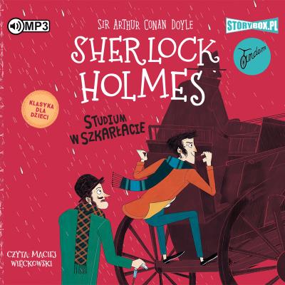 Okładka książki CD MP3 Studium w szkarłacie. Sherlock Holmes. Tom 1