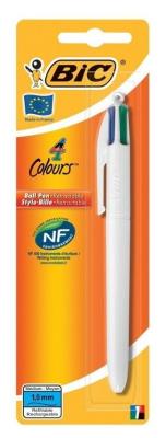 Opakowanie Długopis 4 Colours White Medium bls BIC