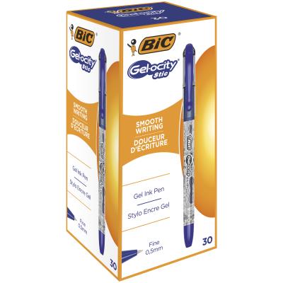 Opakowanie Długopis żelowy Gel-ocity Stic nieb. (30szt) BIC