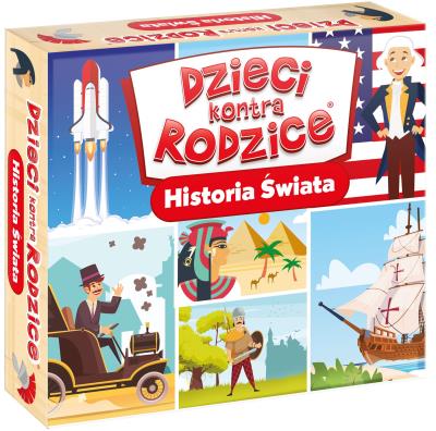 Okładka książki Dzieci kontra Rodzice. Historia Świata