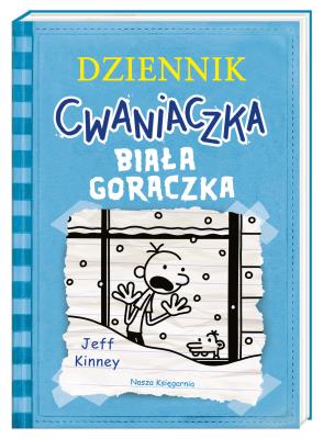 Dziennik cwaniaczka. Biała gorączka w.2. Autor: Jeff Kinney, Joanna Wajs. SmakLiter.pl Okładka książki Dziennik cwaniaczka. Biała gorączka w.2