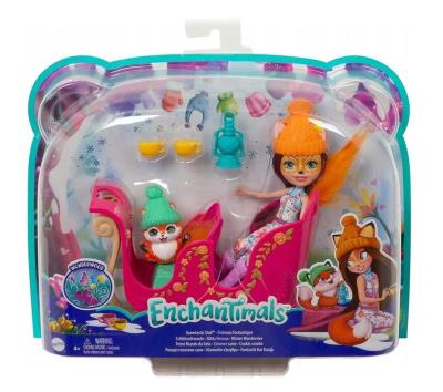 Opakowanie Enchantimals. Lalka+ zimowe sanie