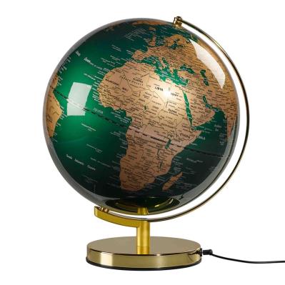 Opakowanie Globus 300 podświetlany Fir Green and Brass