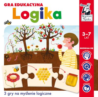 Okładka książki Gra edukacyjna Logika Kapitan Nauka