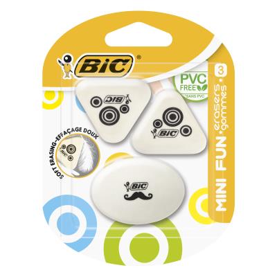 Opakowanie Gumka BIC Mini Fun Blister 3szt