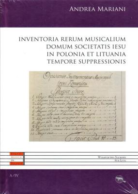 Inventoria Rerum Musicalium Domum Societatis... Wydawca: Sub Lupa. SmakLiter.pl Opakowanie Inventoria Rerum Musicalium Domum Societatis..
