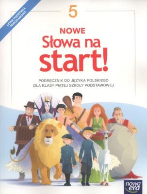 J.Polski SP  5 Nowe Słowa na start! Podr. NE. Autor: Klimowicz Anna, Derlukiewicz Marlena. SmakLiter.pl Okładka książki J.Polski SP  5 Nowe Słowa na start! Podr. NE
