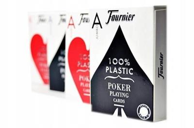Opakowanie Jumbo Poker 100% plastik FOURNIER