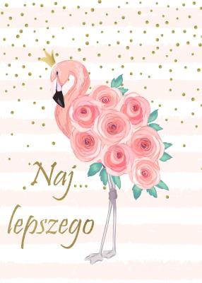 Opakowanie Karnet 165x120 Flaming w różach