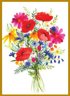 Opakowanie Karnet B6 Bukiet Lato