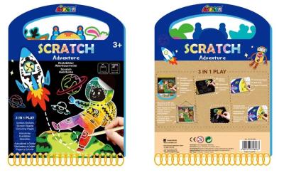 Opakowanie Książka z wydrapywankami Przygoda