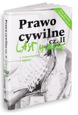 Okładka książki Last Minute. Prawo cywilne cz.2 01.09.2020