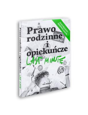 Okładka książki Last Minute Prawo Rodzinne I Opiekuńcze 2020