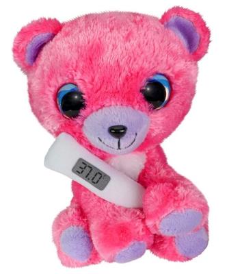 Opakowanie Lumo Get Well Miś różowy z termometrem Lili