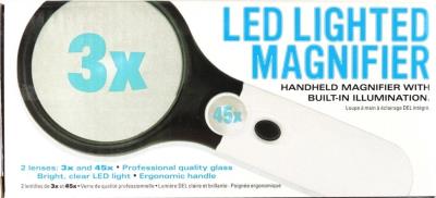 Opakowanie Lupa podwójna z LED