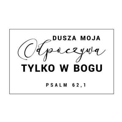 Opakowanie Magnes na lodówkę - Dusza moja odpoczywa