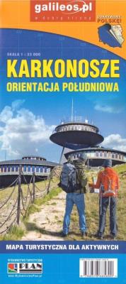 Mapa dla aktywnych - Karkonosze orientacja poł.. Autor: Opracowanie zbiorowe. SmakLiter.pl Okładka książki Mapa dla aktywnych - Karkonosze orientacja poł.