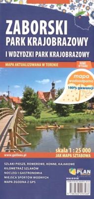Opakowanie Mapa turyst. - Zaborski Park Krajobrazowy 1:25 000