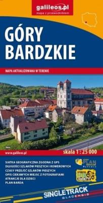 Mapy turystyczne - Góry Bardzkie 1:25 000. Autor: Opracowanie zbiorowe. SmakLiter.pl Okładka książki Mapy turystyczne - Góry Bardzkie 1:25 000