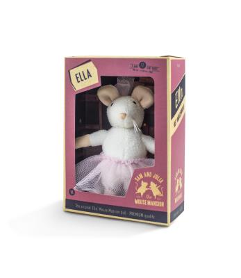 Maskotka z Mysiego Domku Ella. Autor: Karina Schaapman. SmakLiter.pl Okładka książki Maskotka z Mysiego Domku Ella