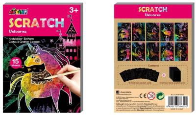 Mini wydrapywanki Jednorożce. Wydawca: AVENIR. SmakLiter.pl Opakowanie Mini wydrapywanki Jednorożce