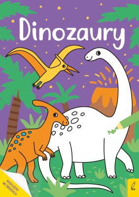 Moja kolorowanka. Dinozaury. Autor: Opracowanie zbiorowe. SmakLiter.pl Okładka książki Moja kolorowanka. Dinozaury