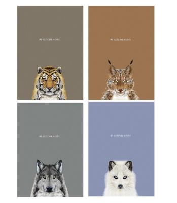 Opakowanie Notes A5/64K gładki Sketch&note Wild Animals ASTRA