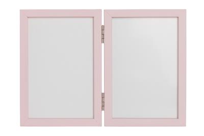 Opakowanie Odcisk bobasa ramka podwójna z glinką różowy